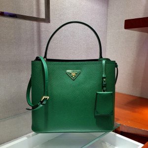 [PRADA/SA급] 사피아노 두블레 와이드 토트백