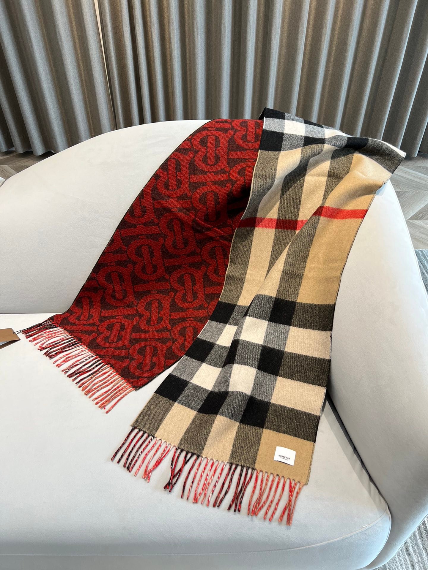 [BURBERRY/SA팀스카프] 버버리 캐시미어 머플러·목도리