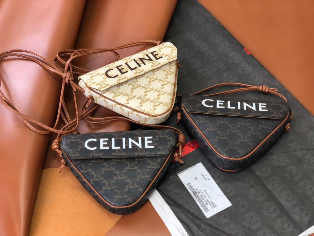 [CELINE/백경] 트리오페 트라이앵글백 - 정품피