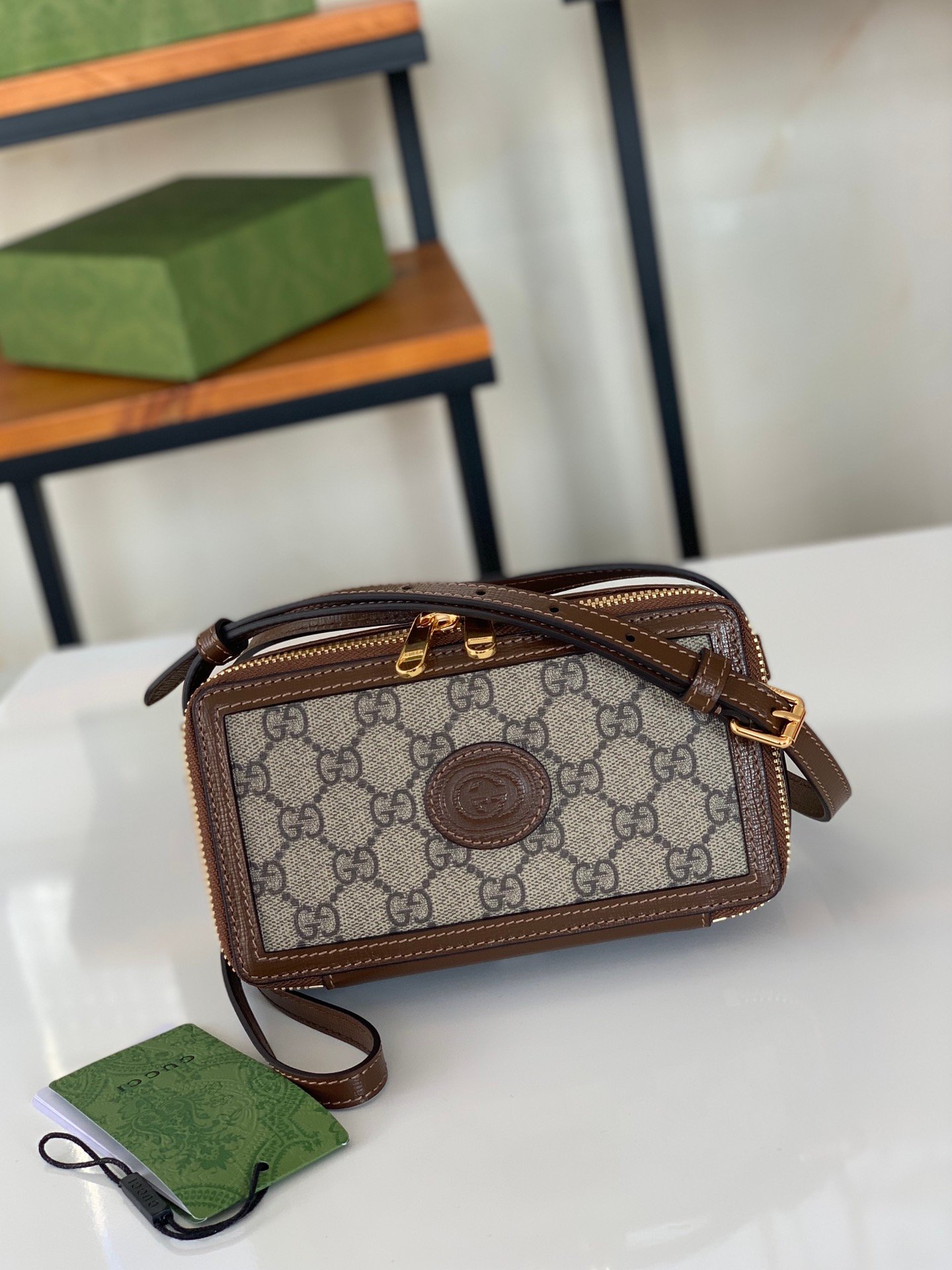 [GUCCI] 인터로킹 G 미니백