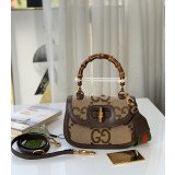 [GUCCI] 스몰 점보 GG 뱀부 백