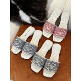 [PRADA] 프라다 로고 자수 뮬