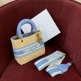 [DIOR/OC] 레이디 디올 내추럴 위커 우븐 바스켓백