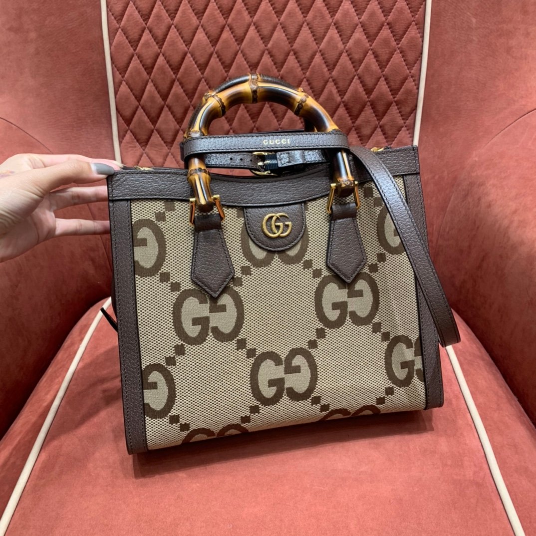 [GUCCI/OC] [GUCCI/OC] 구찌 다이애나 점보 GG 스몰 토트백