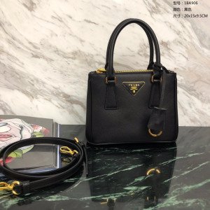 [PRADA/블랙프레임] 프라다 갤러리아 마이크로 토트백