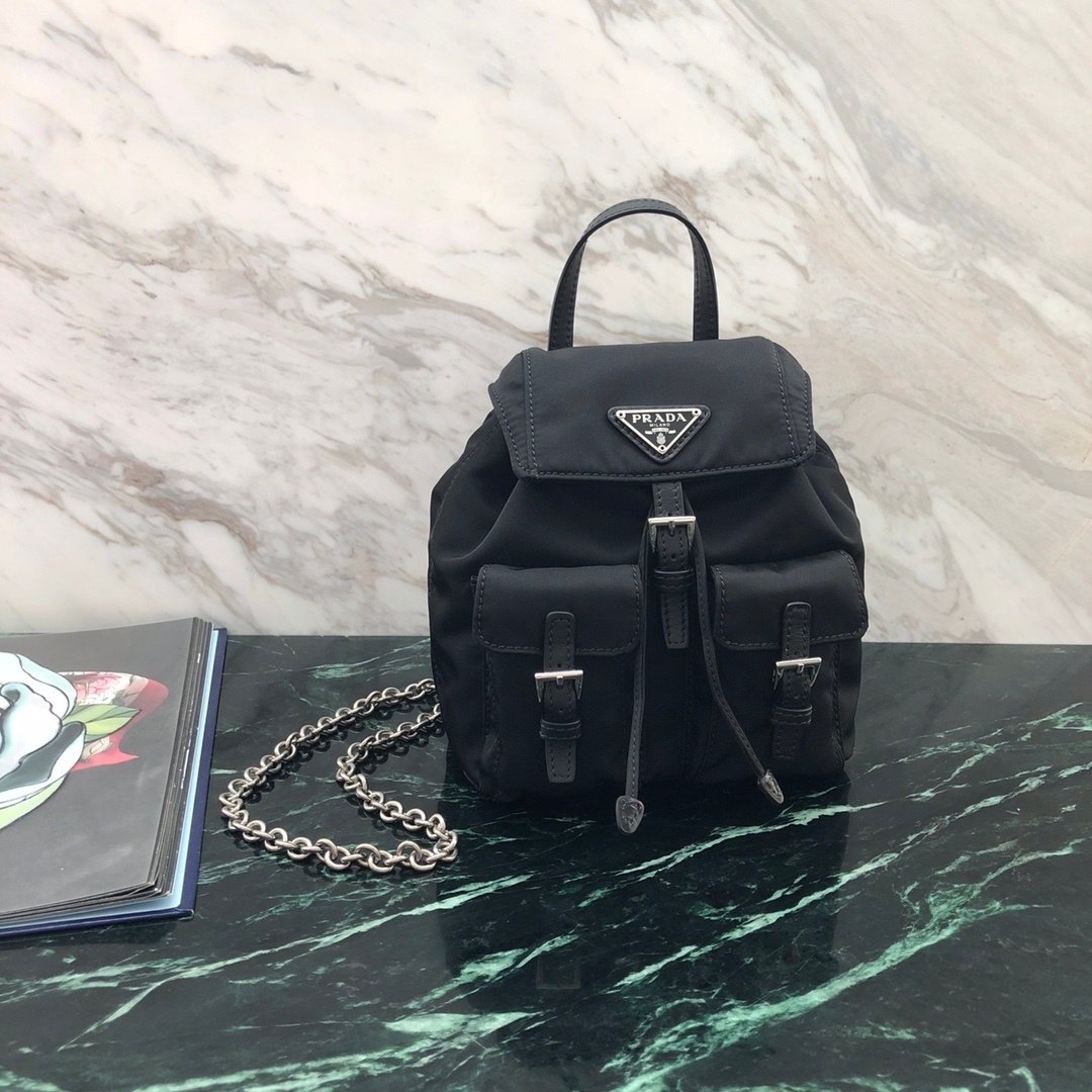 [PRADA/블랙프레임] 프라다 미니 백팩 크로스백