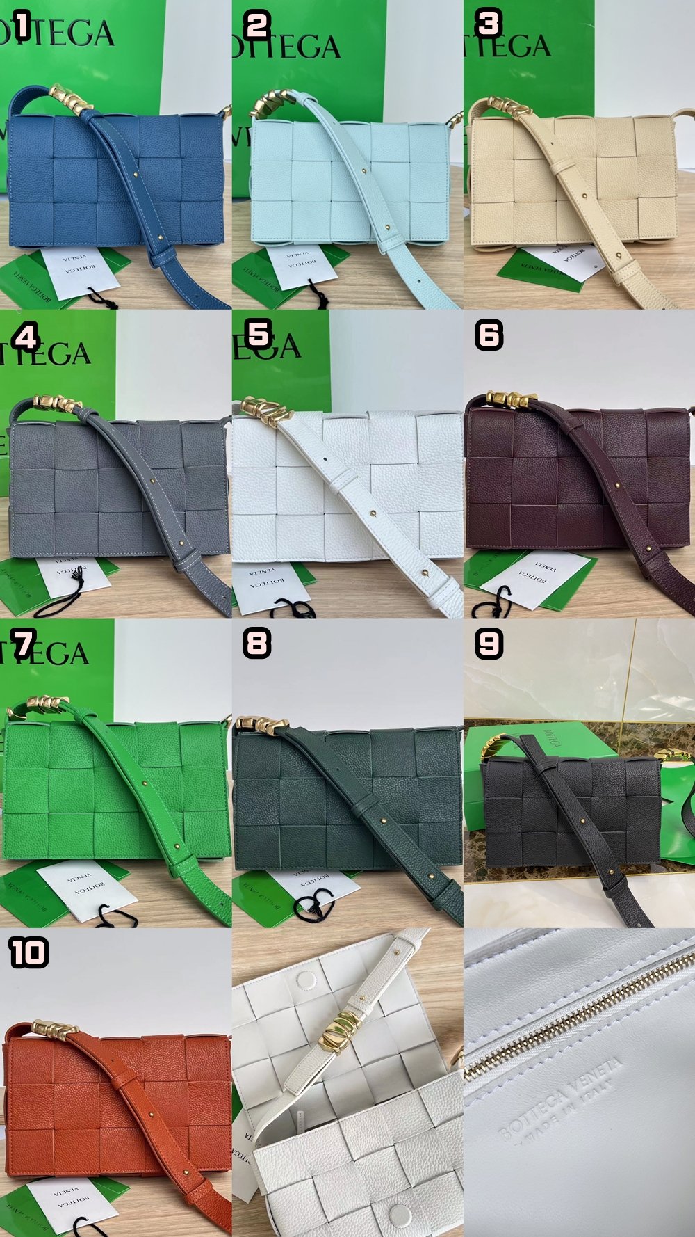 [BOTTEGA VENETA/JING] 보테가베네타 골든클립 카세트백