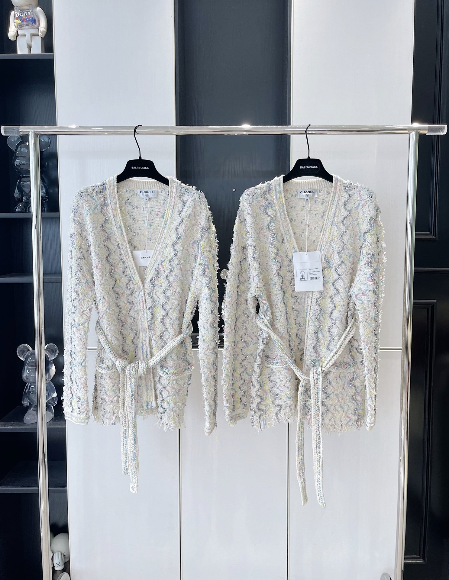 [CHANEL] 샤넬 트위드 롱 가디건  -V공장