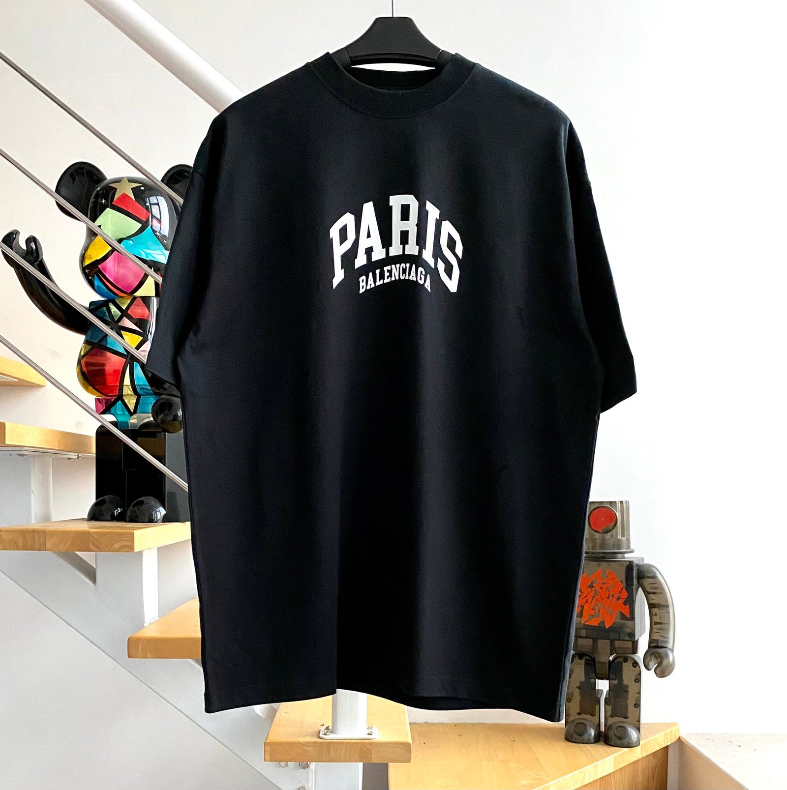 [Balenciaga] 22ss 시티 paris 파리시티 반팔 티셔츠 - 계단집