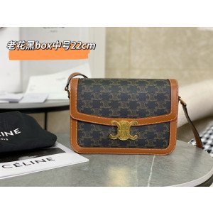 [CELINE/백경] 미듐 트리오페 백 -정품가죽