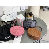 [CELINE/백경] 오벌 미노디에르 퀴르 트리오페 -정품가죽