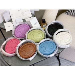 [CELINE/백경] 크로스바디 오벌 펄스 퀴르 트리오페 -정품가죽