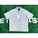 [GIVENCHY] 지방시 데님 반팔 집업 셔츠 -잔디집