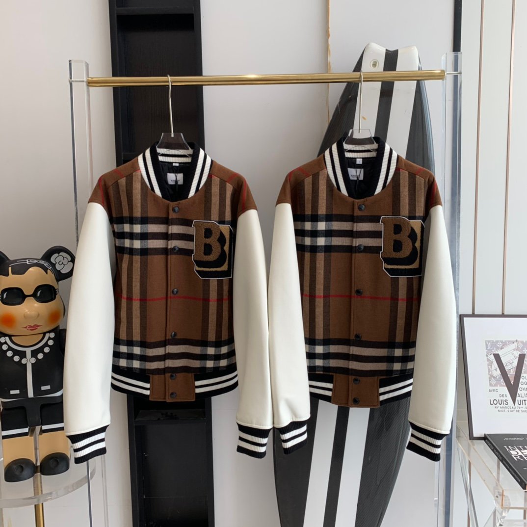 [BURBERRY] 버버리 바시티 봄버자켓 - 캠벨