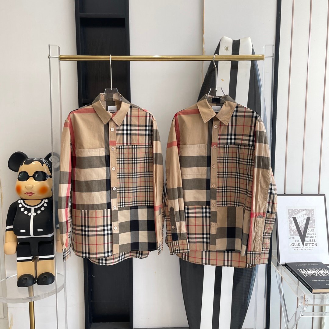 [BURBERRY] 버버리 체크 셔츠 - 캠벨