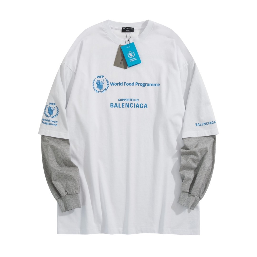 [BALENCIAGA] 발렌시아가 레이어드 티셔츠  -잔디집