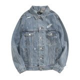 [BALENCIAGA] 발렌시아가 바코드 데님 자켓  -잔디집