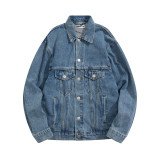 [BALENCIAGA] 발렌시아가 백로고 프린팅 데님 자켓   -잔디집