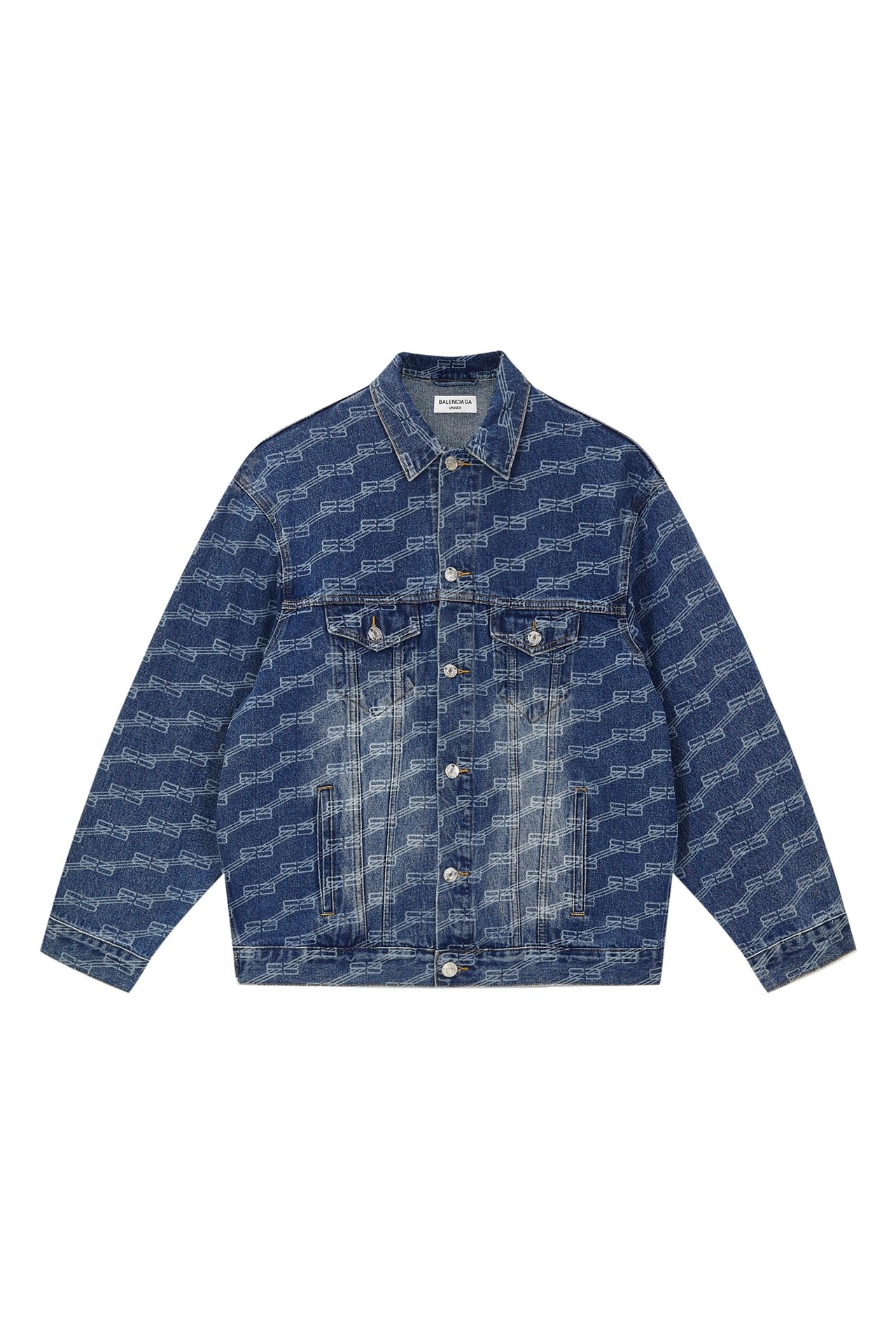 [BALENCIAGA] 발렌시아가 로고 청자켓  -잔디집