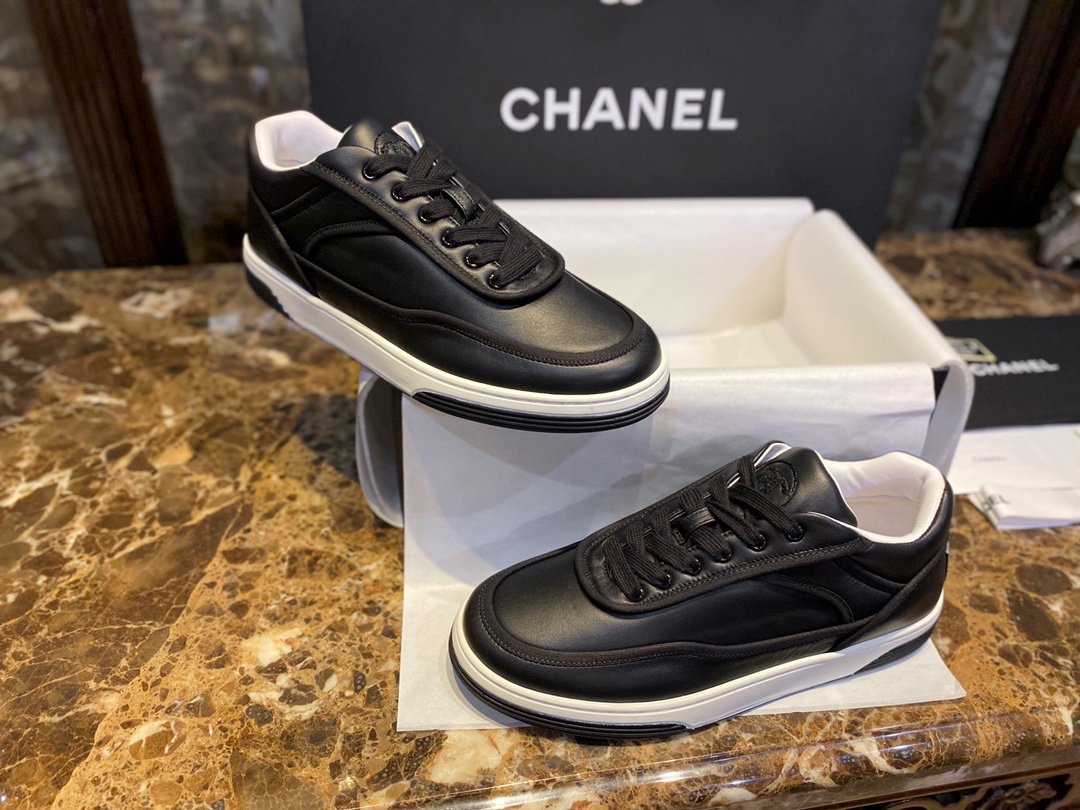 [CHANEL/해피] 샤넬 백로고 스니커즈