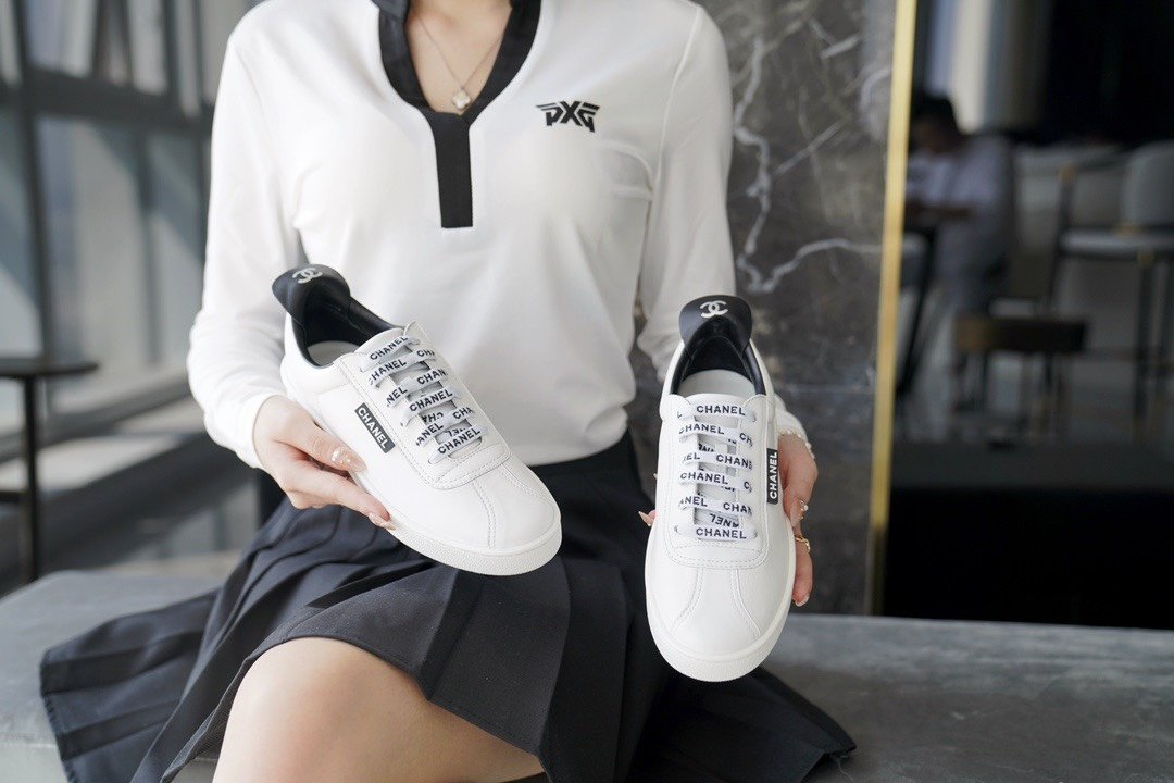 [CHANEL/해피] 샤넬 슈레이스 스니커즈