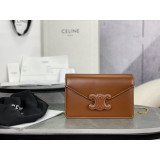 [CELINE/백경] 셀린느 퀴르 트리오페 WOC 체인 지갑 -정품가죽