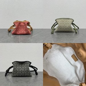 [LOEWE/Pomegranate] 로에베 플라멩코백 미니 22 캔버스(3컬러)