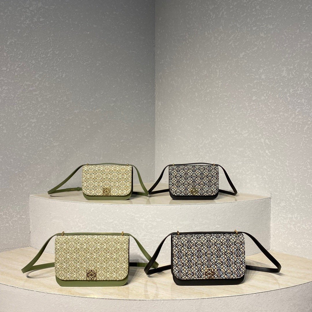 [LOEWE/Pomegranate] 고야 goya 백 스몰/미듐