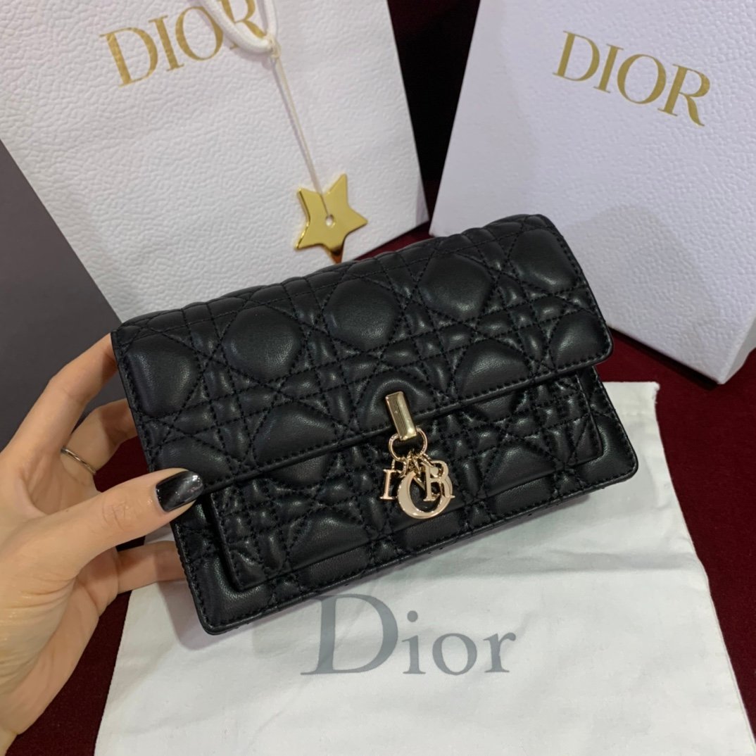 [DIOR/OC] LADY DIOR 레이디 디올 체인 파우치 WOC