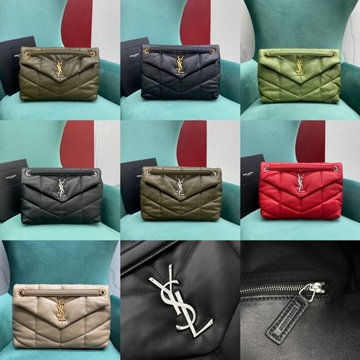 [YSL/석류] 루루 푸퍼 미듐 숄더백 -5색상