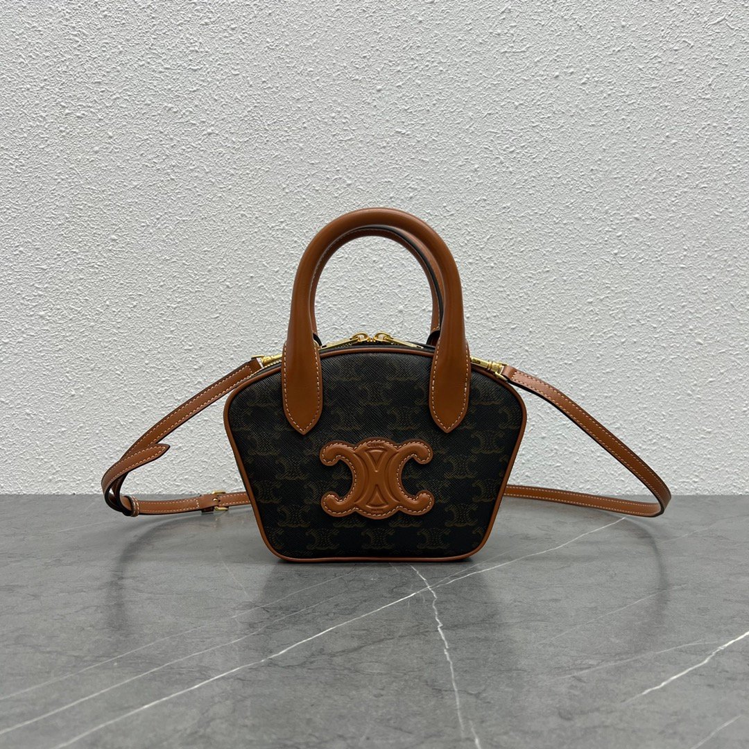 [CELINE/석류] 퀴르 트리오페 미니 볼링백