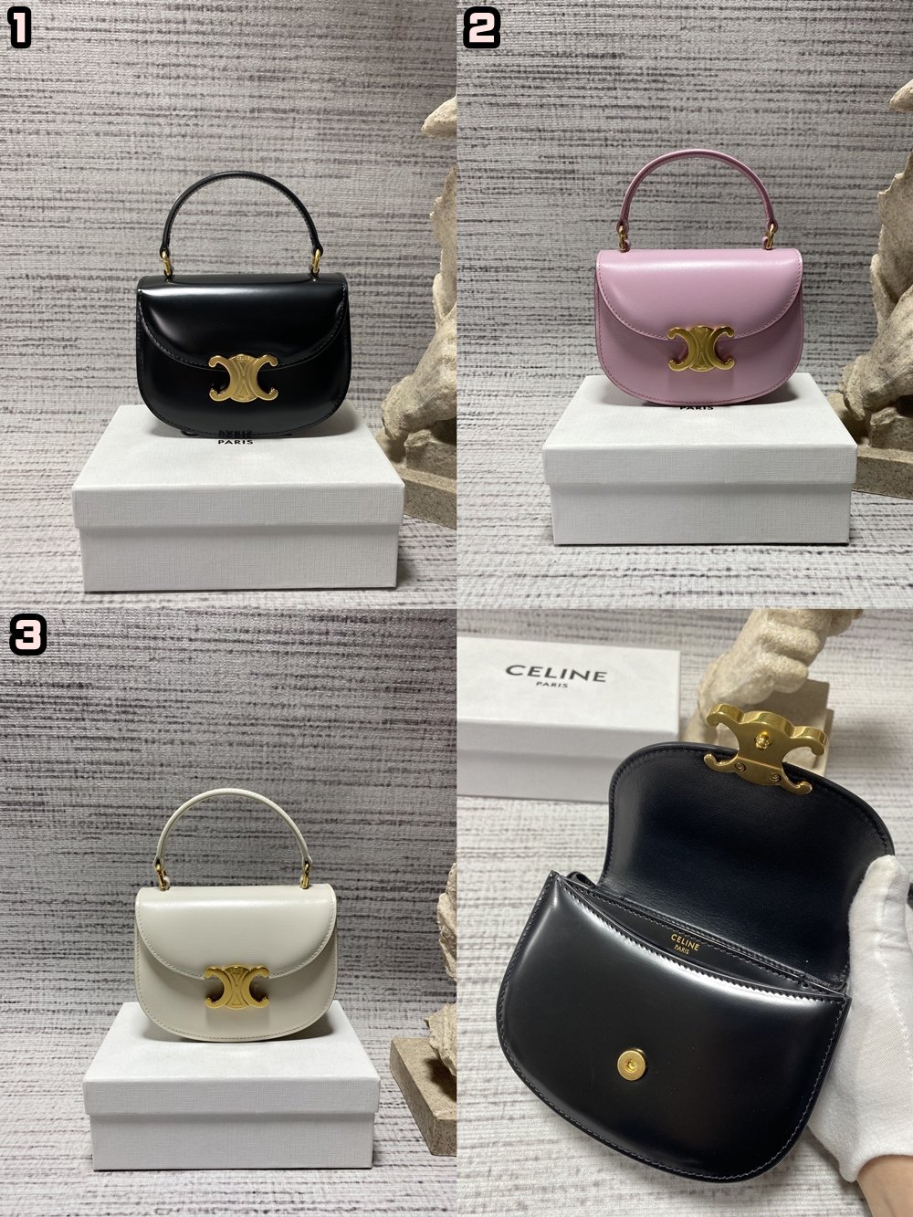 [CELINE/블랙프레임] 미니 탑핸들 베사체