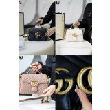 [GUCCI/콜라(coke)] 마몬트 미니 탑핸들백 금속↑