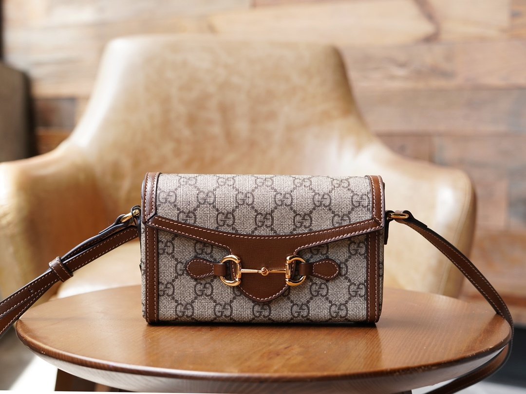 [GUCCI/콜라(coke)] 구찌 홀스빗 1955 미니 크로스백