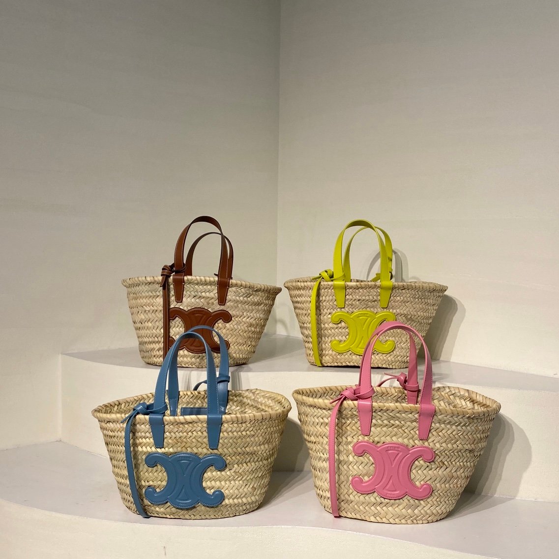 [CELINE/석류] 클래식 파니에 틴 트리오페 라피아백