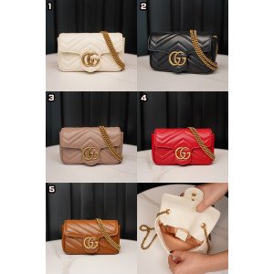 [GUCCI/콜라(coke)] 구찌 마몽 마몬트 마틀라세 숄더백 수퍼미니