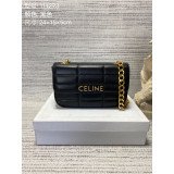 [CELINE/블랙프레임] 모노크롬 마틀라세 체인 숄더백