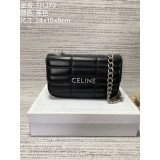 [CELINE/블랙프레임] 모노크롬 마틀라세 체인 숄더백