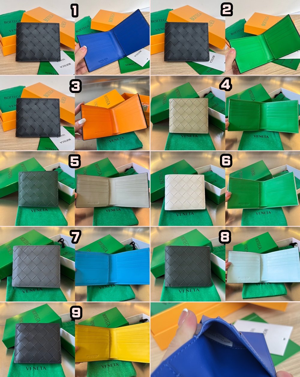 [BOTTEGA VENETA/JING] 인트레치아토 투톤 반지갑