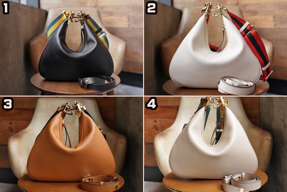 [GUCCI/콜라(coke)] 구찌 아따슈 라지 숄더백