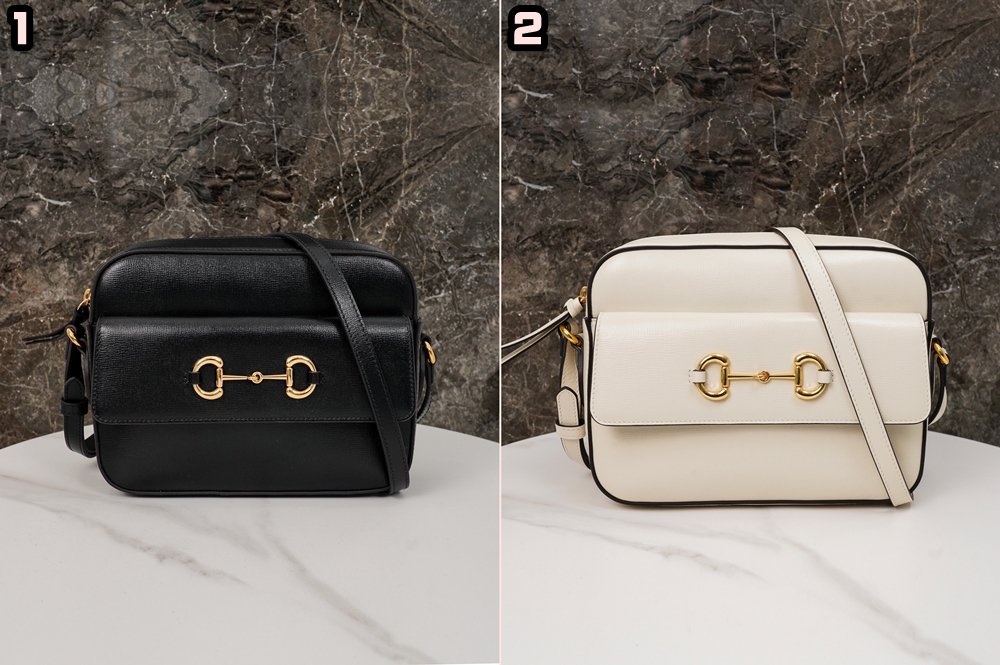 [GUCCI/콜라(coke)] 구찌 홀스빗 1955 카메라백 레더