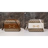 [GUCCI/콜라(coke)] 구찌 홀스빗 1955 카메라백 캔버스