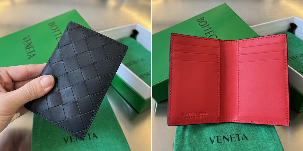 [BOTTEGA VENETA/JING] 인트레치아토 플랩 카드지갑