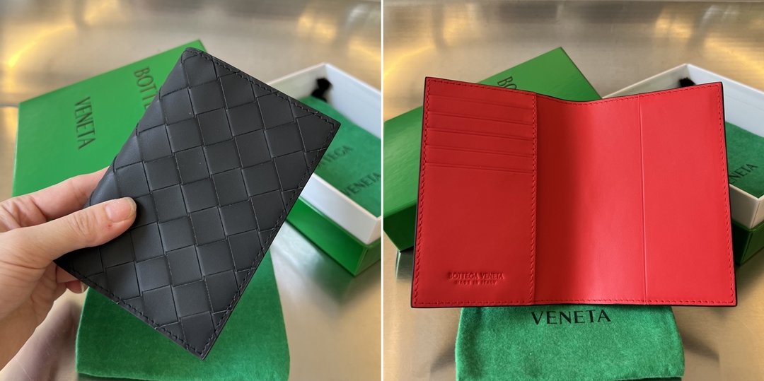 [BOTTEGA VENETA/JING] 인트레치아토 여권 지갑