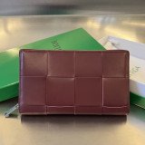 [BOTTEGA VENETA/JING] 맥시 인트레치아토 지퍼 지갑