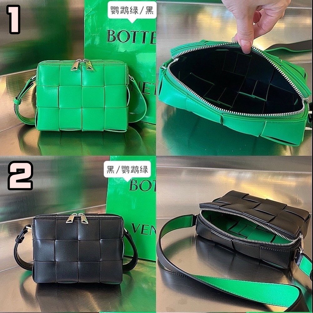 [BOTTEGA VENETA/JING] 카세트 카메라백 -투톤