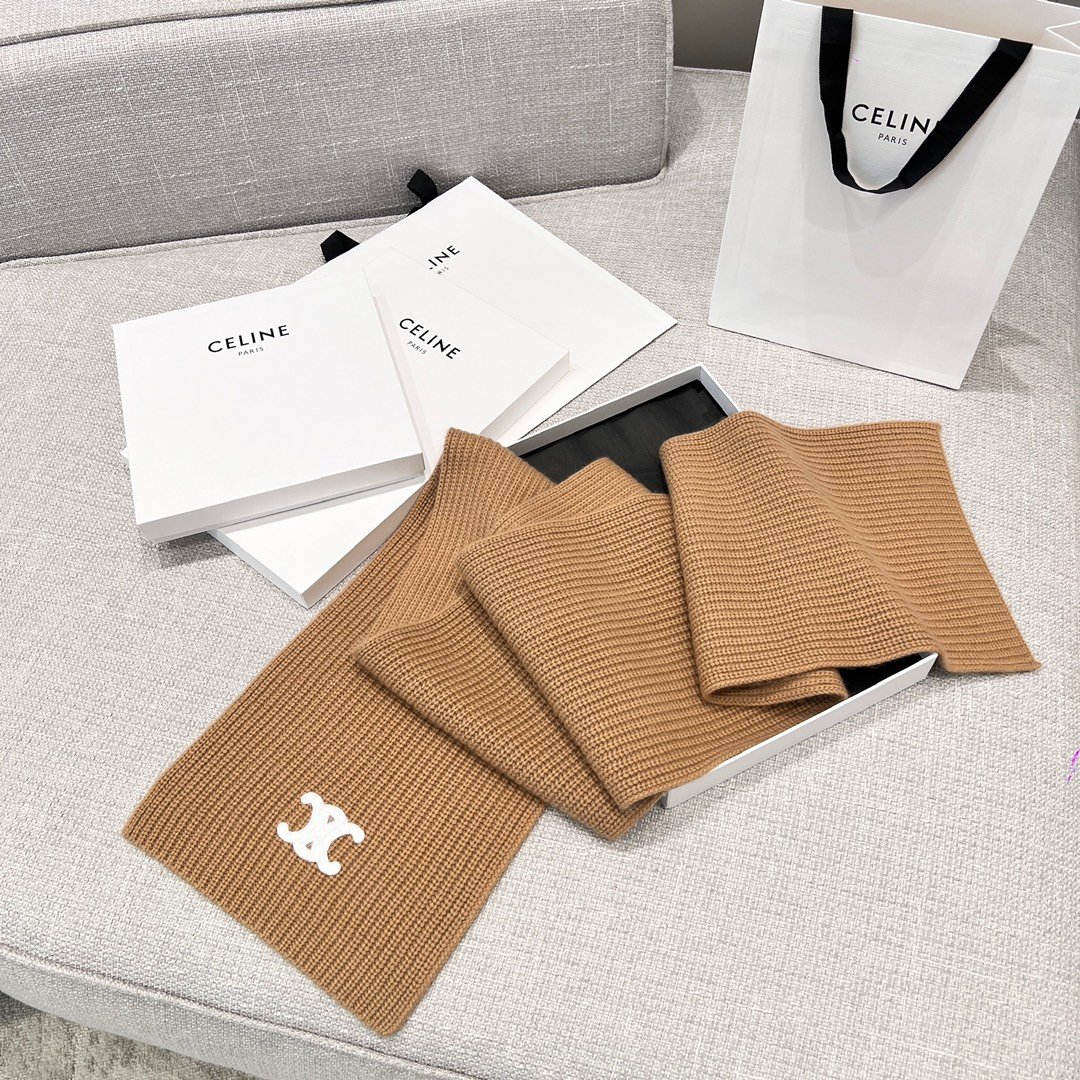 [CELINE/SA팀스카프] 셀린느 캐시미어 머플러·스카프·목도리