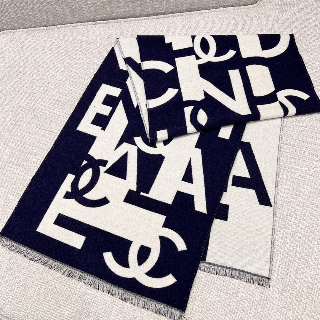 [CHANEL/SA팀스카프] 샤넬 울/실크 머플러·스카프·목도리