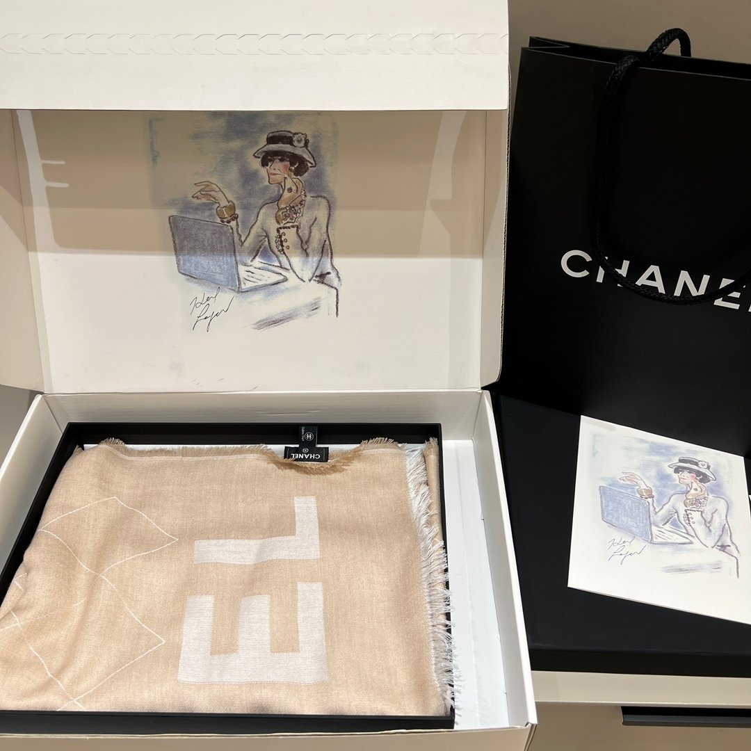 [CHANEL/SA팀스카프] 샤넬 캐시미어 숄·스톨·머플러