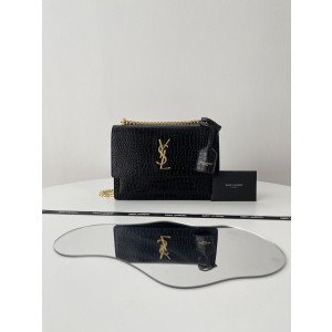 [YSL/블랙프레임] 선셋 미듐 숄더백